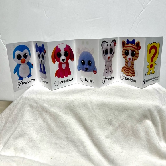 TY Mini Boos Hand Painted Collectibles, 9 Figurines includes Saffire Blue Dragon - Picture 14 of 14